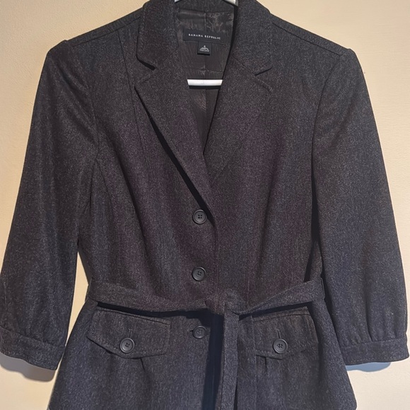 Banana republic wool blazer - Dark Grey - Size 4 - Picture 1 of 6